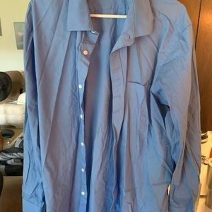 Men’s blue dress shirt